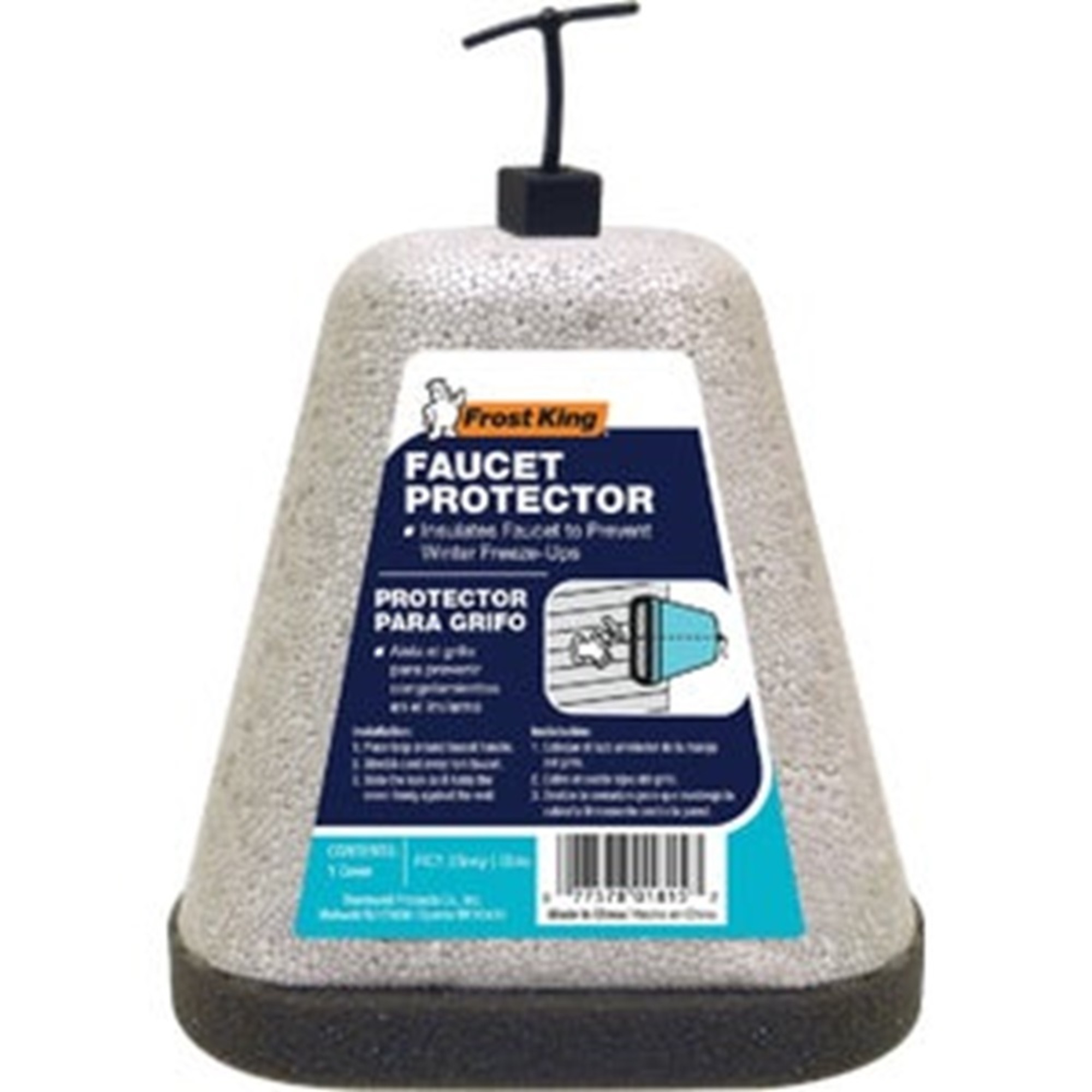 Frost King 7-1/2in. Foam Oval Outdoor Faucet Cover, Gray